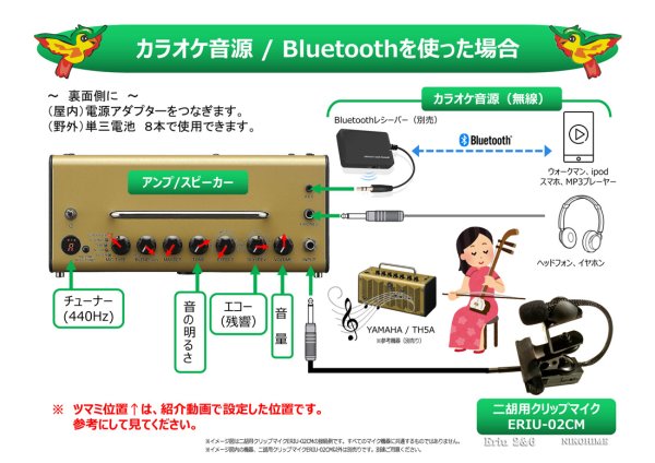 画像5: 二胡用 クリップマイク　ERIU-02CM　【新入荷！】 (5)