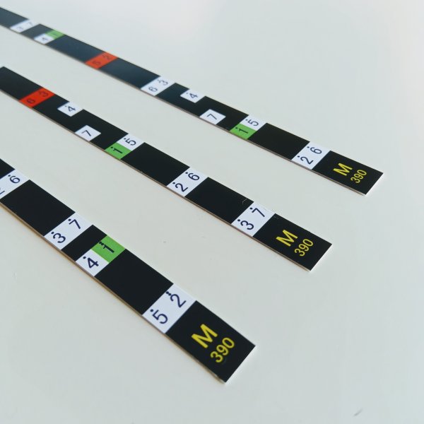 画像2: 【導入版】二胡音程ガイドシール　初心者向け／D調-F調-G調のセット　PGS-Intro　【予約受付中：2月下旬発売予定】 (2)