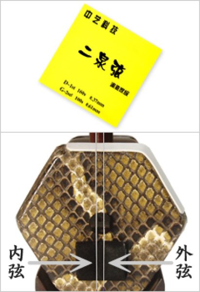 画像2: 二泉専用弦（低音二胡弦）ＧＤ　中芸科技 (2)