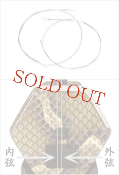 画像2: 二胡弦　張替え（交換）練習用の弦　※弦の張替え交換練習したい方向け (2)